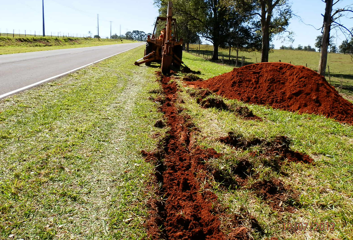 Implatação de backbone em fibra ótica do corredor Raposo Tavares